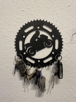 Motorrad Schlüsselbrett Nahaufnahme der Haken