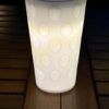 Solarlampe im Dubbeglas-Design