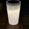 Solarlampe im Dubbeglas-Design