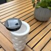 Solarlampe im Dubbeglas-Design
