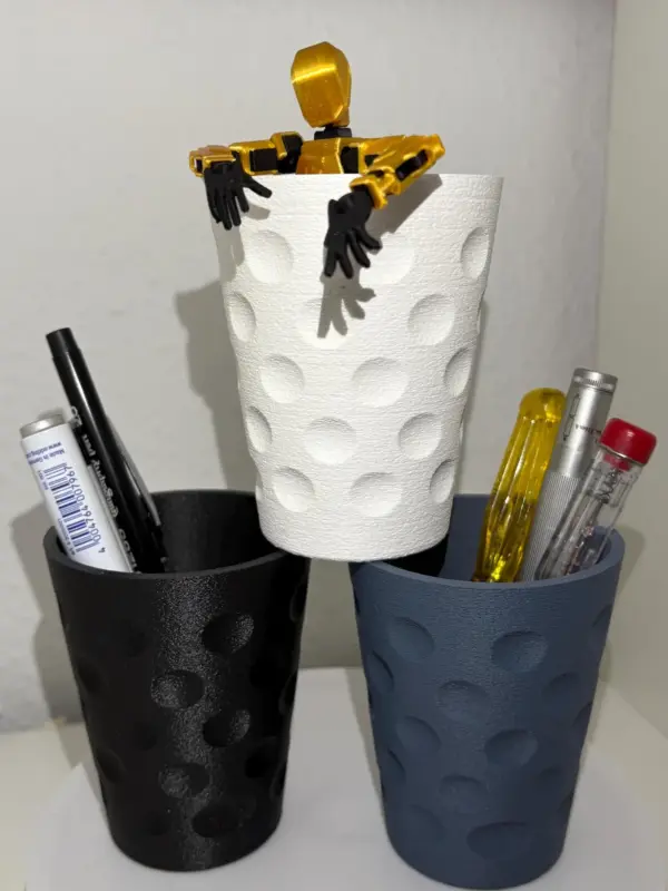 Dubbeglas Stiftebox & Utensilienhalter